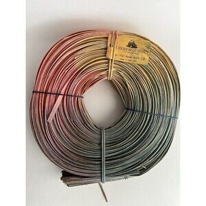 Thin Flat Reed Coil 1/4" Wide For Wicker Basket Weaving Supplies 1 Pound Crafts